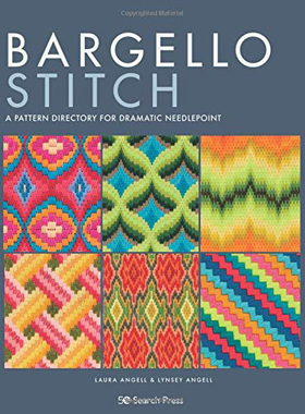现货 Bargello Stitch: A pattern directory for dramatic编织书