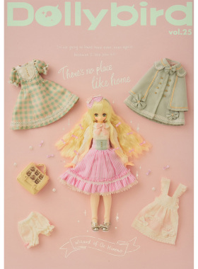 现货 日本手工书 Dollybird vol.25 Blythe 人偶娃娃衣手做衣服裁缝 玩偶服装制作教程 附带实物大纸样 Ex Cute Otogi no Kuni