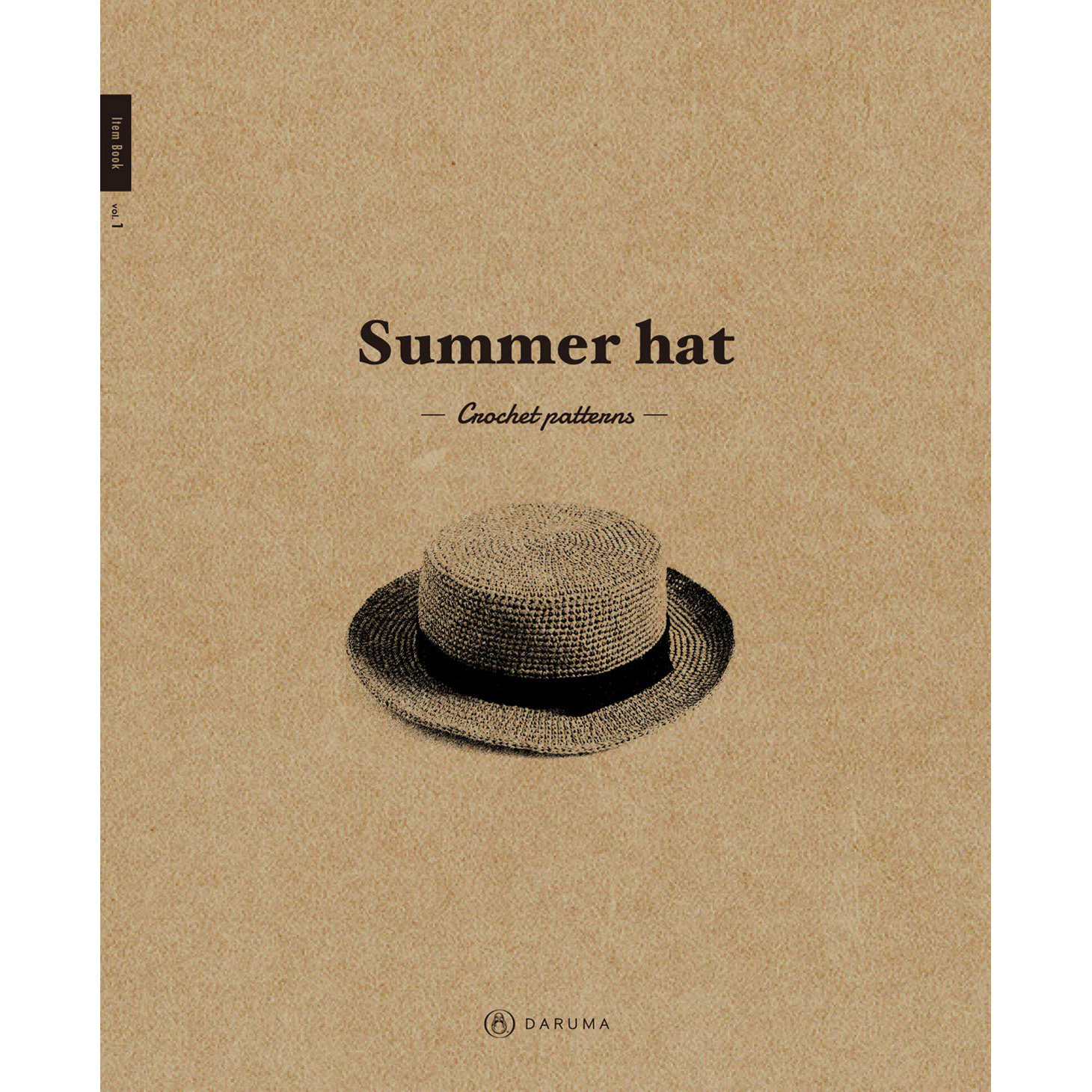 现货 日本原版 summer hat (サマーハット)  6种夏季帽子编织设计书