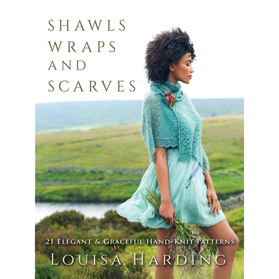 现货 英文原版 Shawls Wraps and Scarves 21种工编织图案 披肩和围巾手工编织花边技术书 手工花边、绳索和串珠技术原版进口图书