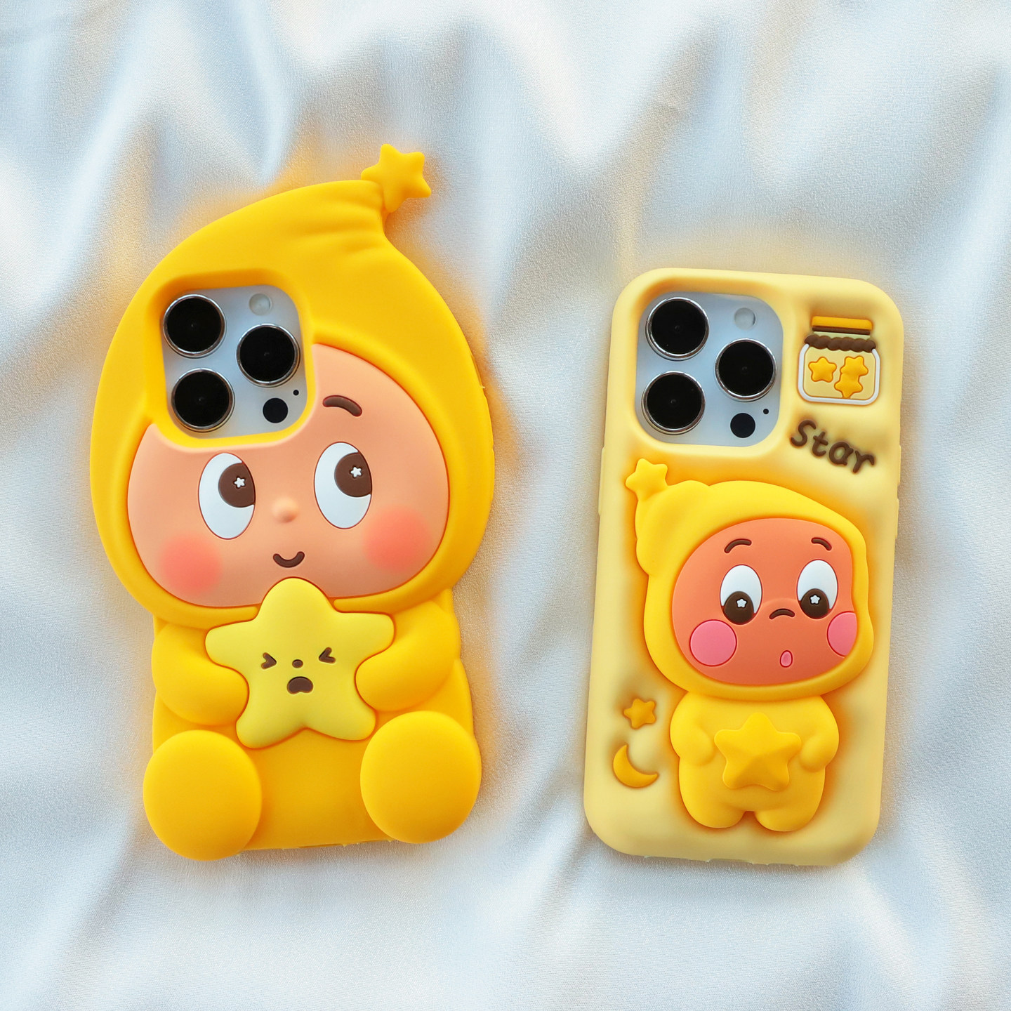 立体星星人适用iphone17pro苹果16promax手机壳15pm可爱卡通14plus全包边13max加厚防摔12软硅胶套11创意新款,3C数码配件,手机保护套/壳,淘宝优惠券,粉丝福利购,淘宝优惠卷