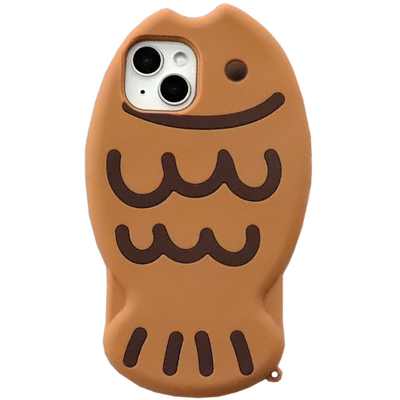 华为/荣耀/立体硅胶鲷鱼烧卡通壳