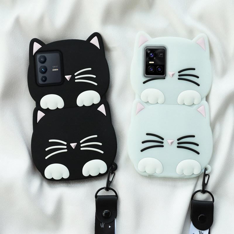 夜光立体胡须猫vivos12手机壳s10pro可爱卡通s12全包保护加厚气囊防摔软硅胶套vivo个性创意小红书女新款小众高性价比高么？