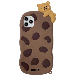 饼干熊vivo y77手机壳y76s可爱y55y35m卡通y33s加厚y32/75防摔53全包52保护y70t软31硅胶套y51y50女y73新款10