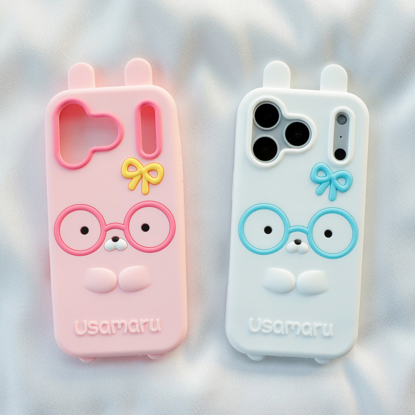 呆萌眼镜兔丸适用iphone17pro苹果16手机壳15promax可爱卡通14pm全包边保护13加厚防摔max软硅胶套个性女新款