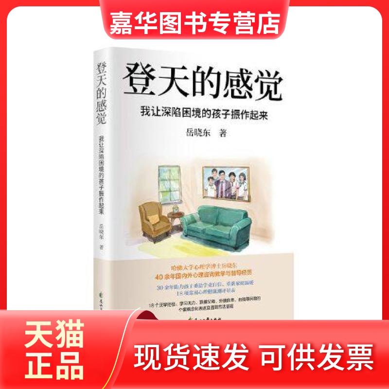 【正版现货】 登天的感觉：我让深陷困境的孩子振作起来 岳晓东 花山文艺出版社