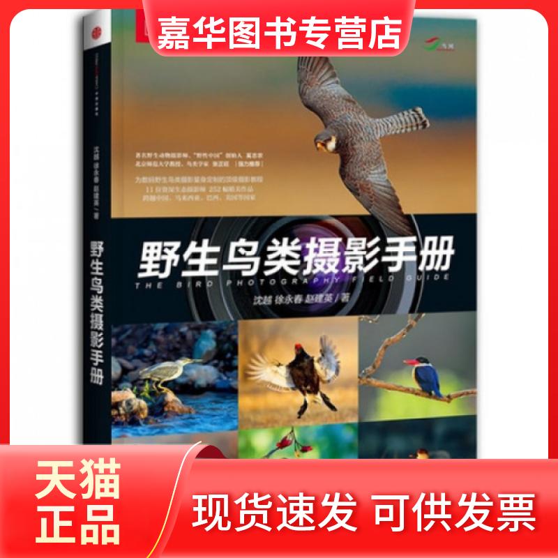 【正版现货】 野生鸟类摄影手册 沈越//徐永春//赵建英 中信
