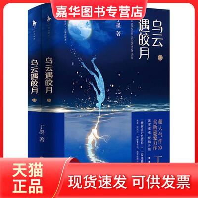 【正版现货】 乌云遇皎月 丁墨 著 著 百花州文艺出版社