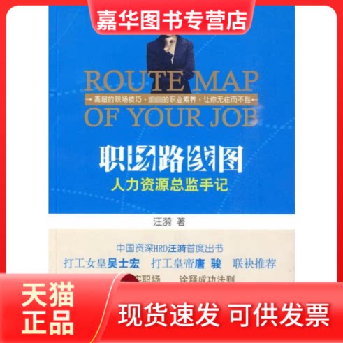 【正版现货】 职场路线图:人力资源总监手记 汪漪??著 著 语文出版社