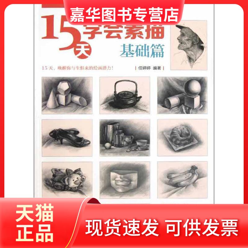 【正版现货】 15天学会素描（基础篇） 任婷婷 人民邮电出版社
