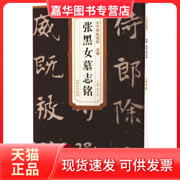 【正版现货】 北魏张黑女墓志铭 薛元明 编 安徽美术出版社