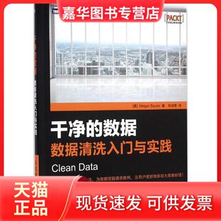 【正版现货】 干净的数据:数据清洗入门与实践 斯夸尔 人民邮电出版社