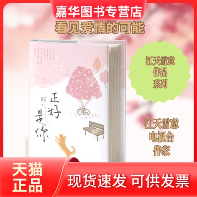 【正版现货】 正好是你(精) 江天雪意著 著 江苏凤凰文艺出版社