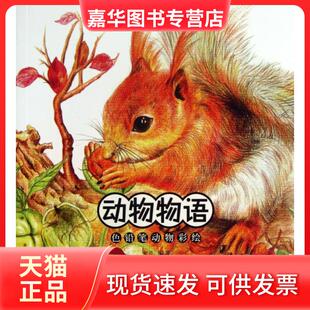 【正版现货】 动物物语(色铅笔动物彩绘) 火儿 人民邮电