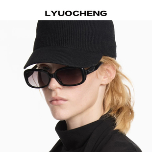 LYUOCHENG 复古渐变茶色轻量化墨镜尼龙太阳镜