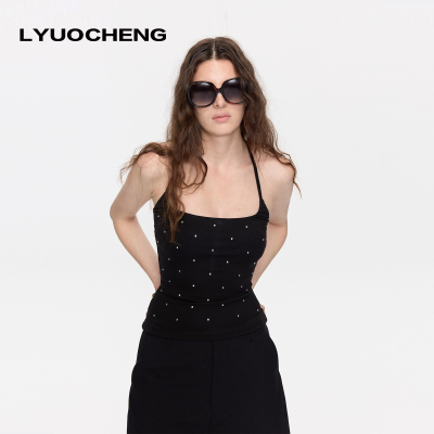 LYUOCHENG  烫钻基础百搭休闲背心内搭单穿时尚吊带