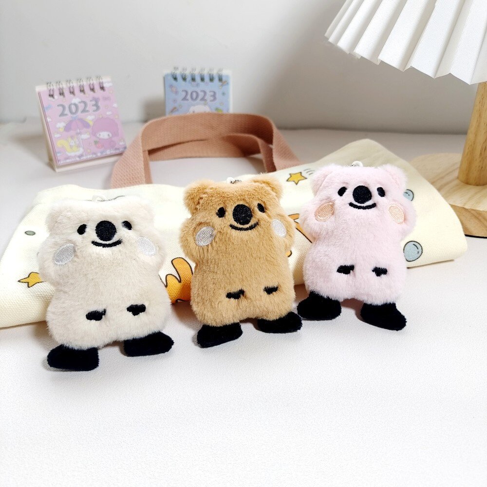 网红无尾熊毛绒公仔挂件可爱卡通小熊包包钥匙扣玩偶挂饰直播