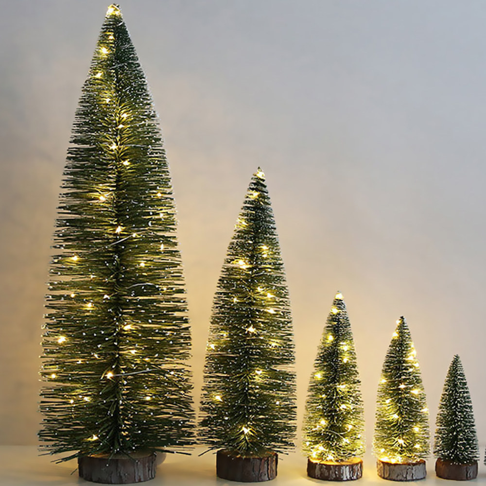 桌面松针圣诞树圣诞装饰品韩景韵