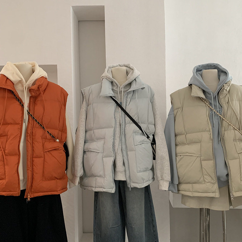 【实拍】2025冬季新款白鸭绒羽绒服