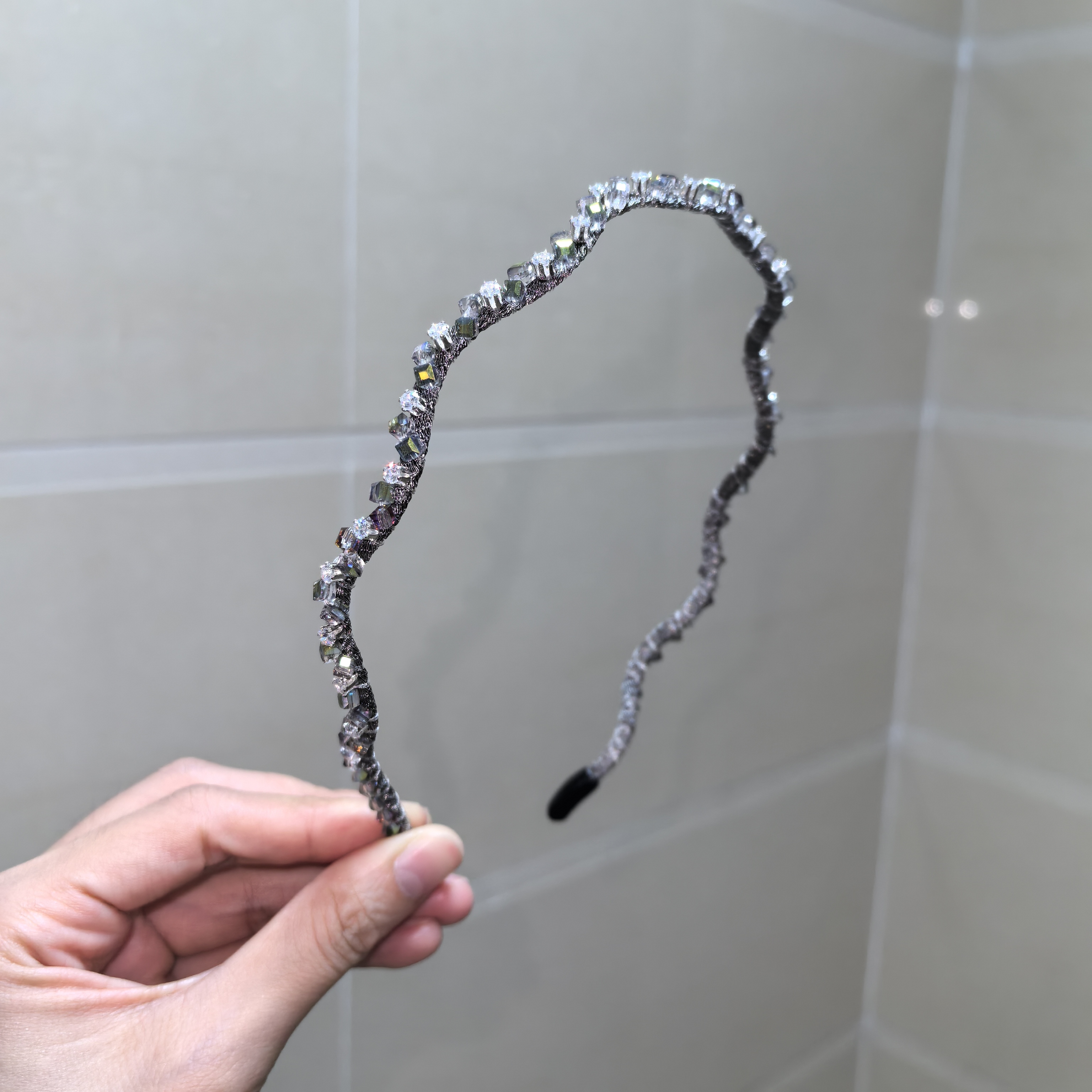 莫奈波浪方便面细款发箍女头箍压发卡发捆头饰发饰洗脸发窟发旅