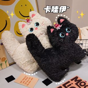 饰沙发抱枕靠枕 奶油饼干猫咪抱枕卡通亲肤少女心送女友闺蜜家居装