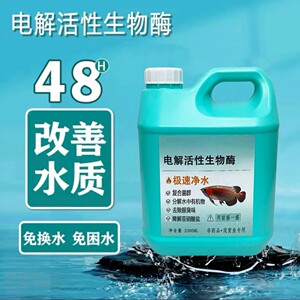 叮叮鱼电解活性生物酶极速净水复合菌群分解水中有机物去除腥臭味