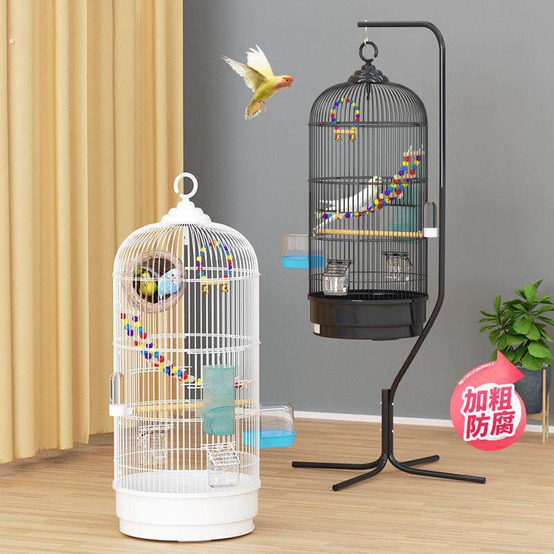 新型鸟笼鹦鹉笼子虎皮玄凤专用大号豪华别墅小鸟八哥生态家用