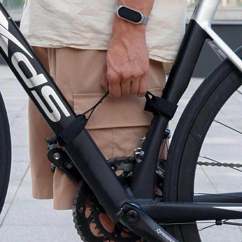 自行车手提袋可携式省力助力尼龙系带登山车自行车通用手提装备配