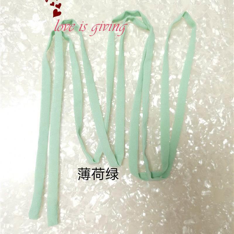 汉服超细发带女丝带飘带超仙束发头绳复古风蝴蝶结外出发饰纯色