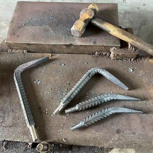 高强度空心撬棍撬杠头扁头木模铝膜专用八路手工定制锻打撬棒