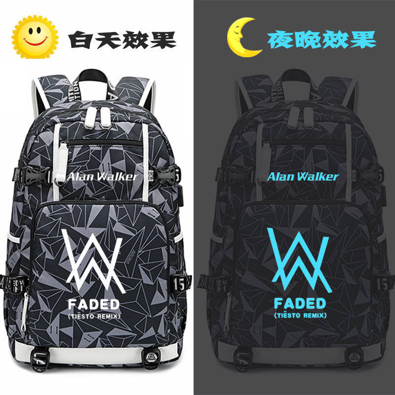 艾伦沃克书包faded明星同