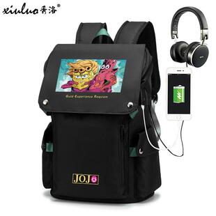 2024新品秀洛jojo的奇妙冒险联名派大星书包初中生背包男皇后杀手