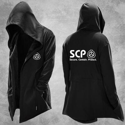 2024SCP基金会连帽衫周边外套动漫控制收容保护衣服风衣男scp衣服