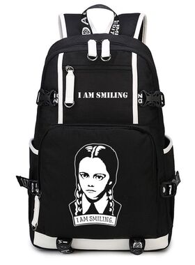 2025新款亚当斯一家双肩包cos星期三Wednesday影视休闲书包男女旅