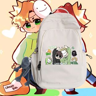 2024Dream我的世界动漫二次元男女双肩背包休闲学生书包休闲流行w