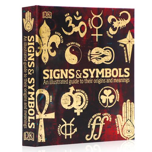 现货DK百科全书 符号与象征 Signs and Symbols 英文原版图书 人类宇宙神话传说宗教符号含义图解 秘密语言指南科普读物 全彩精装
