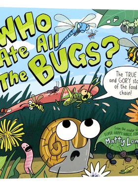 牛津精品认知绘本谁吃掉了所有的虫子英文原版 Who Ate all the Bugs Salty Dogs 儿童冒险英文故事平装大开图画书Matty Long