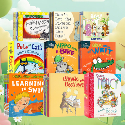 儿童绘本英文原版 Pete the Cat 皮特猫 Bluey 布鲁伊绘本 the bad seed 不完美小孩 行为很重要别让鸽子开巴士牛津树生活体验套装