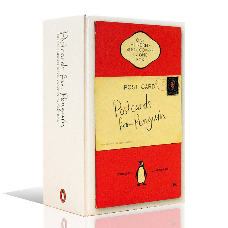 企鹅书封面100张明信卡片 英文原版 postcards from penguin 企鹅出版