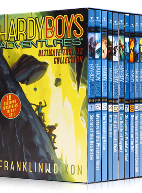 哈迪男孩刺激冒险系列1-10册盒装 Hardy Boys Adventures Ultimate Thrills Collection英文原版冒险故事小说 儿童桥梁章节书
