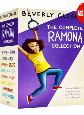 The Complete Ramona Collection 雷梦拉蕾蒙娜八岁英文原版 纽伯瑞奖永远的雷梦拉系列 Quimby, Age 8英语获奖儿童文学小说全8册