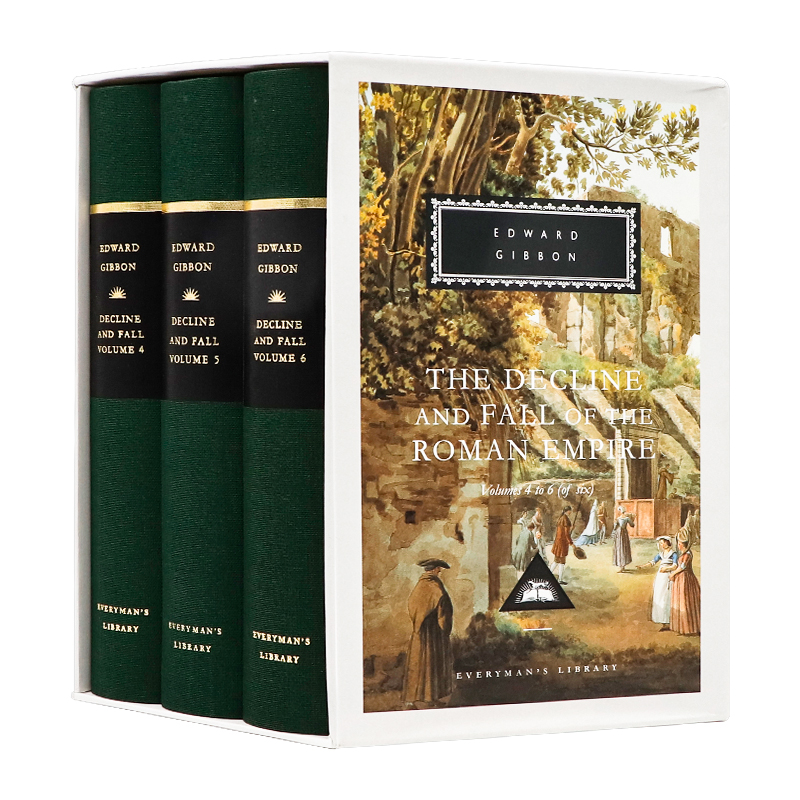 罗马帝国衰亡史4-6精装收藏版 英文原版 The Decline and Fall of the Roman Empire Volumes 4 to 6 爱德华吉本 Edward Gibbon