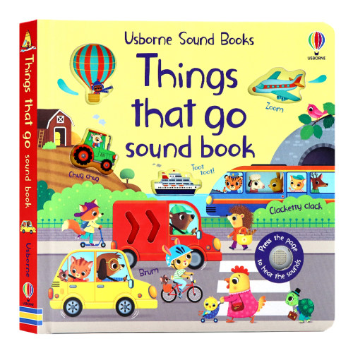 usborne交通工具发声书英文原版