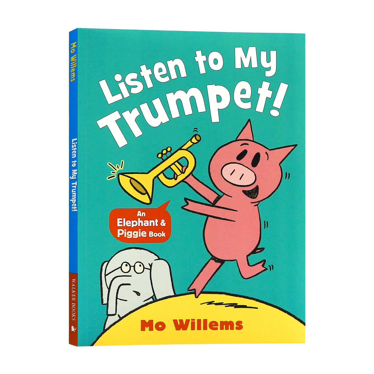 小猪小象英文原版绘本 快听我的小喇叭 Elephant and Piggie Listen to My Trumpet 儿童英语启蒙 亲子共读情商培养图画故事书