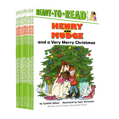 亨利和玛吉系列 英文原版绘本 Henry and Mudge Ready to Read Level2儿童启蒙分级阅读 汪琣珽书单推荐二阶段 友谊情商故事书