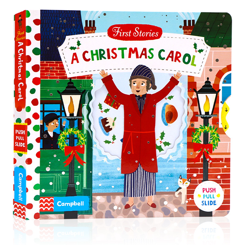 英文原版first stories系列圣诞颂歌 机关操作书  a christmas carol