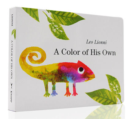 自己的颜色 英文原版绘本A Color of His Own 勇敢做自己 吴敏兰书单 名家大师 Leo Lionni作品 启蒙儿童绘本 凯迪克奖 纸板书