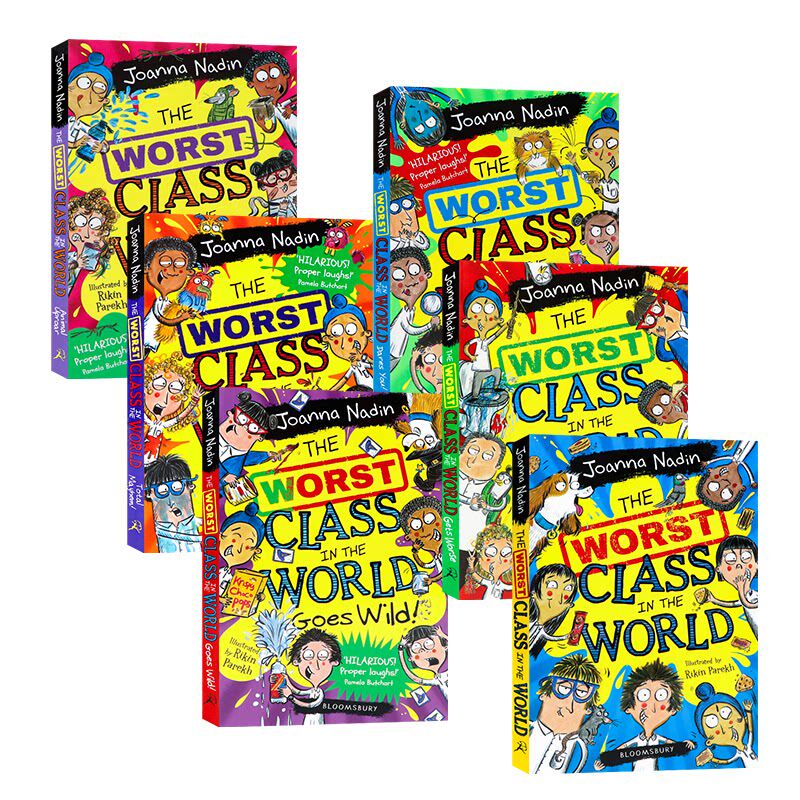 世界上最糟糕的班级 1-6册 英文原版 The Worst Class in the World 爆笑校园故事 幽默搞笑校园小说 小学生课外趣味阅读