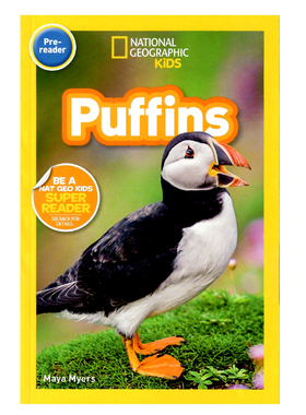 英文原版绘本 National Geographic Kids pre-Readers:Puffins 海鸟 国家地理分级阅读读物入门级 全彩低幼英语启蒙 科普百科书