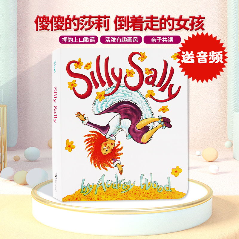 英文原版绘本傻傻的莎莉